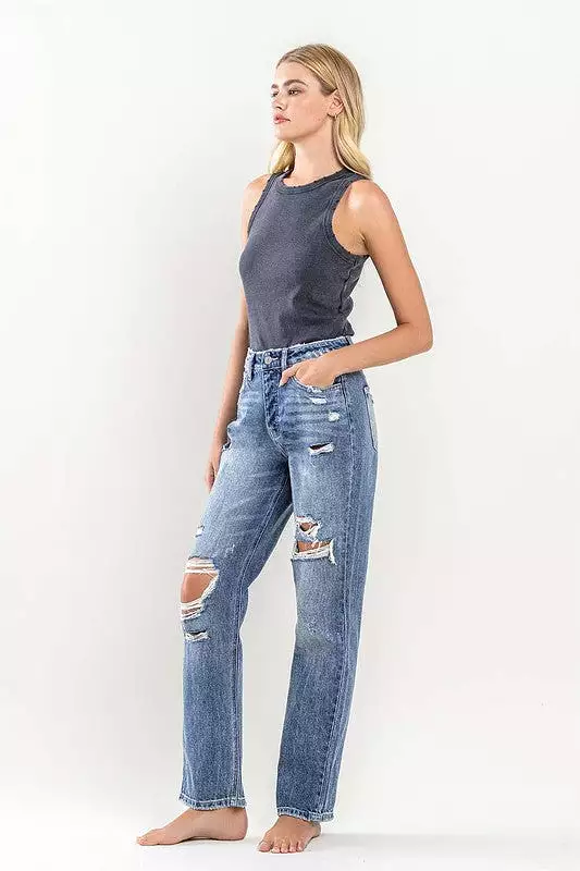 90'S Vintage Slim Straight Jean