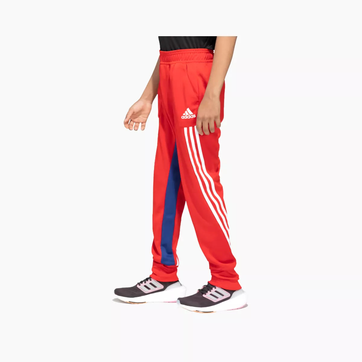 Adidas Boy Future icons 3 stripes Print Kids Pant (8-16 Year) -Better Scarlet