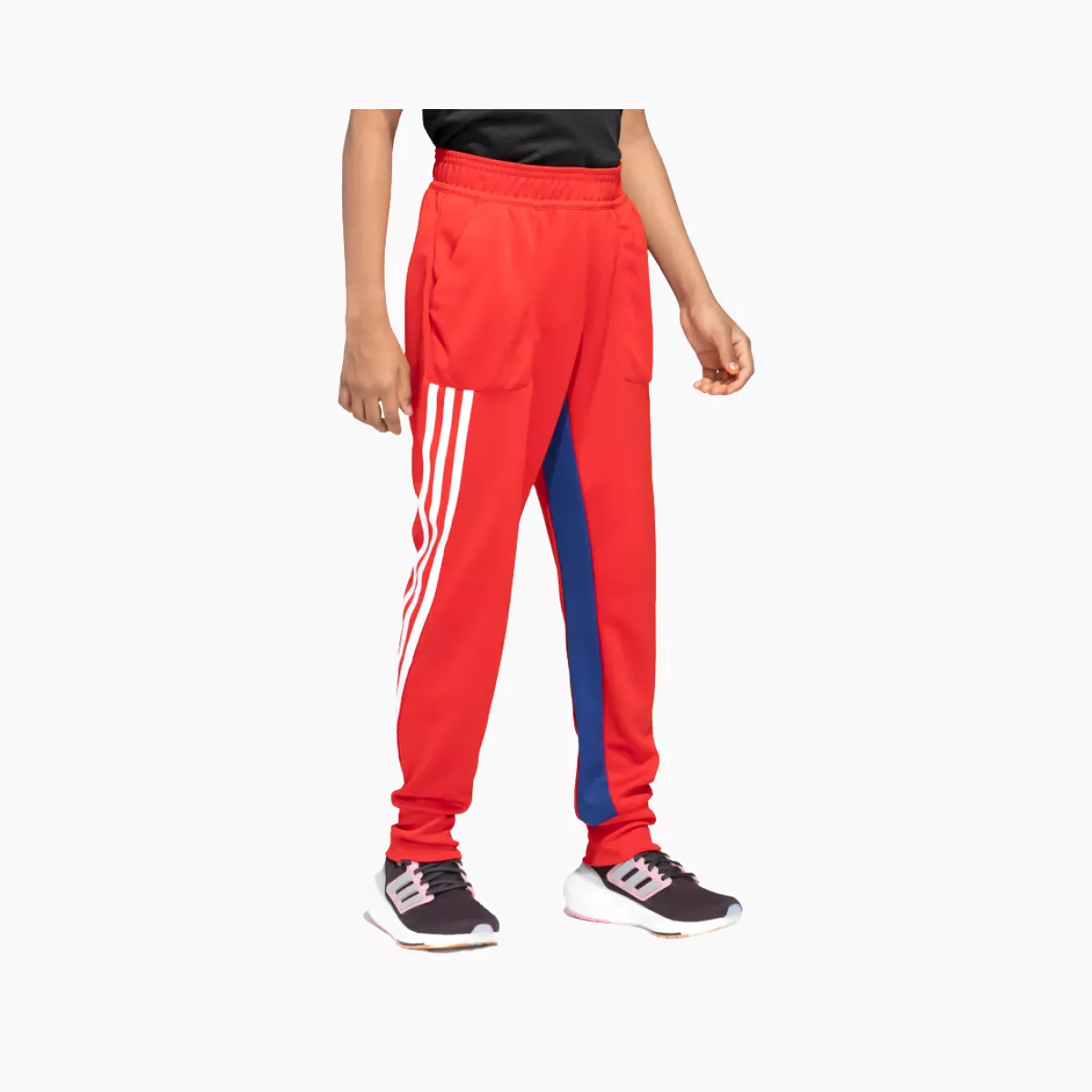 Adidas Boy Future icons 3 stripes Print Kids Pant (8-16 Year) -Better Scarlet