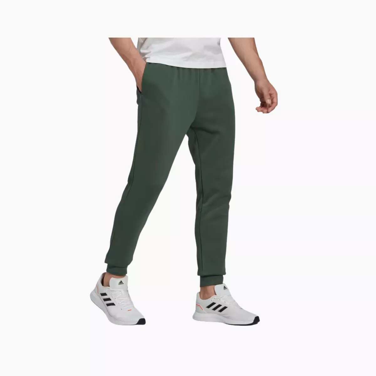 Adidas Essentials Fleece Regular Men's Pant -Green Oxide/Linen Green