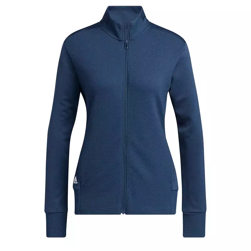 Adidas Ladies Textured Full Zip Jacket