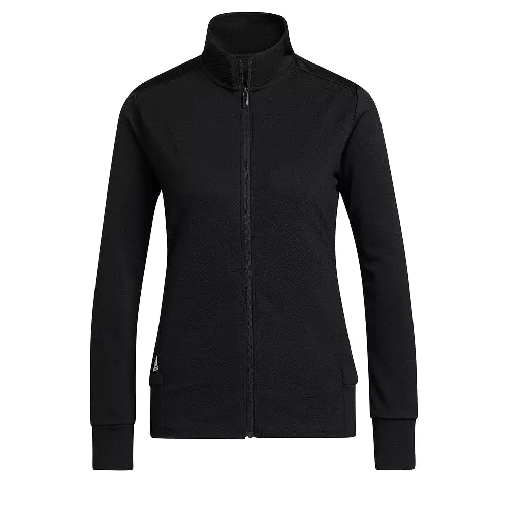 Adidas Ladies Textured Full Zip Jacket