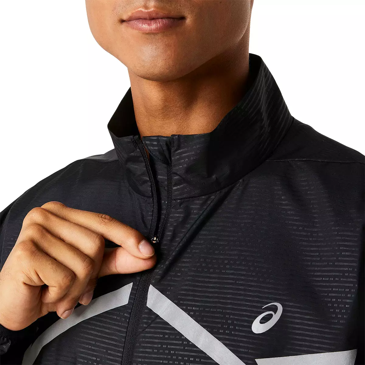 Asics Lite-Show Jacket Men Black '  