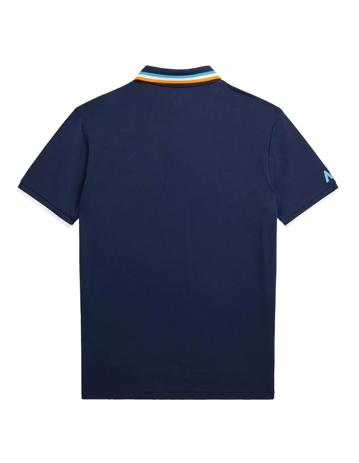 Australian Open Custom Slim Polo Shirt in Navy