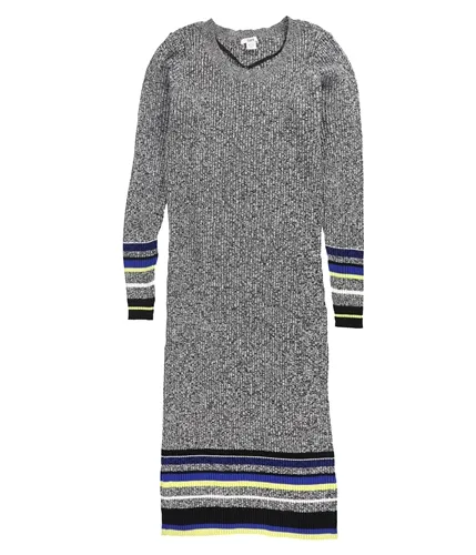 Bar Iii Womens Striped Sweater Dress, TW4