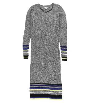 Bar Iii Womens Striped Sweater Dress, TW4