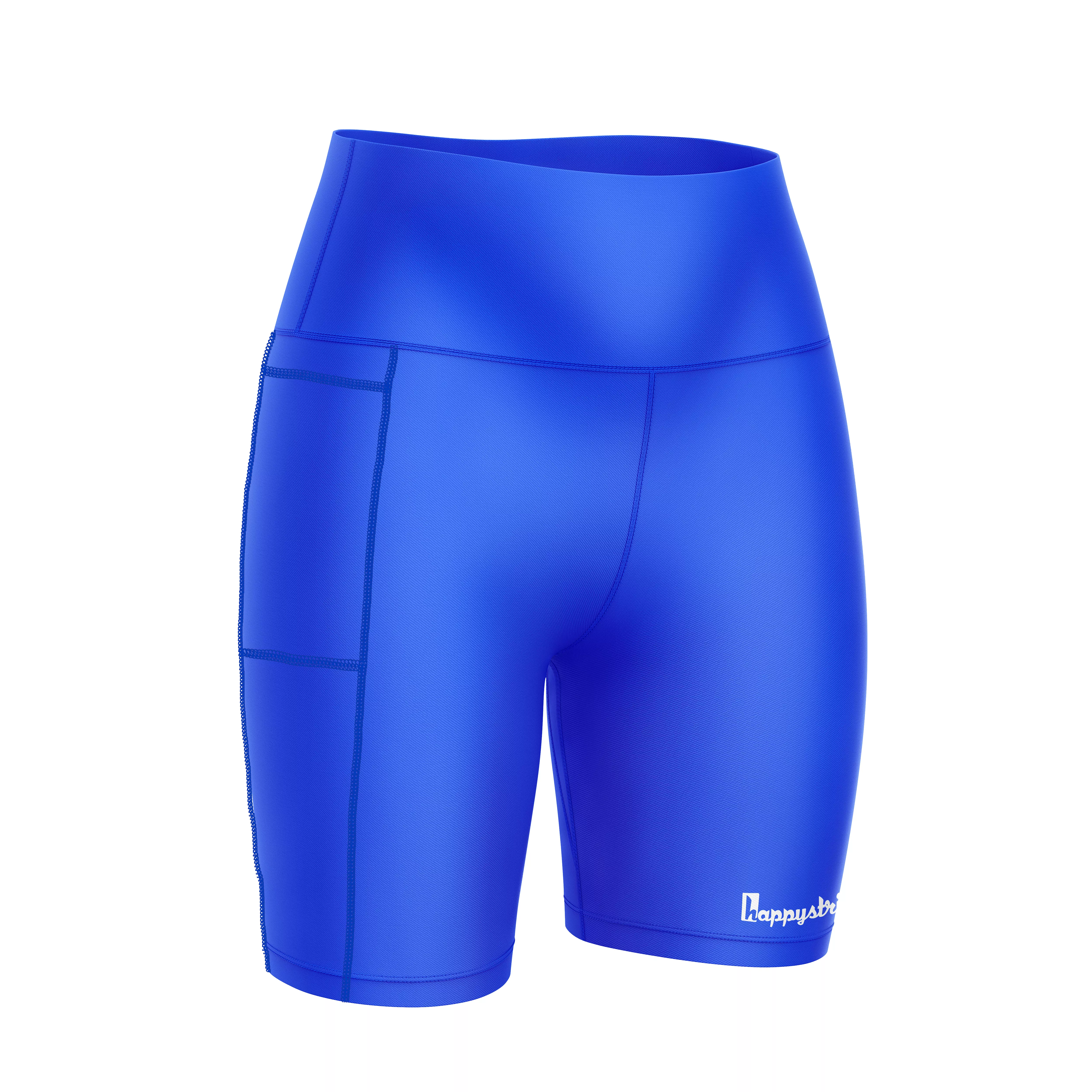 ''Basic b*tch'' blue fitted shorts