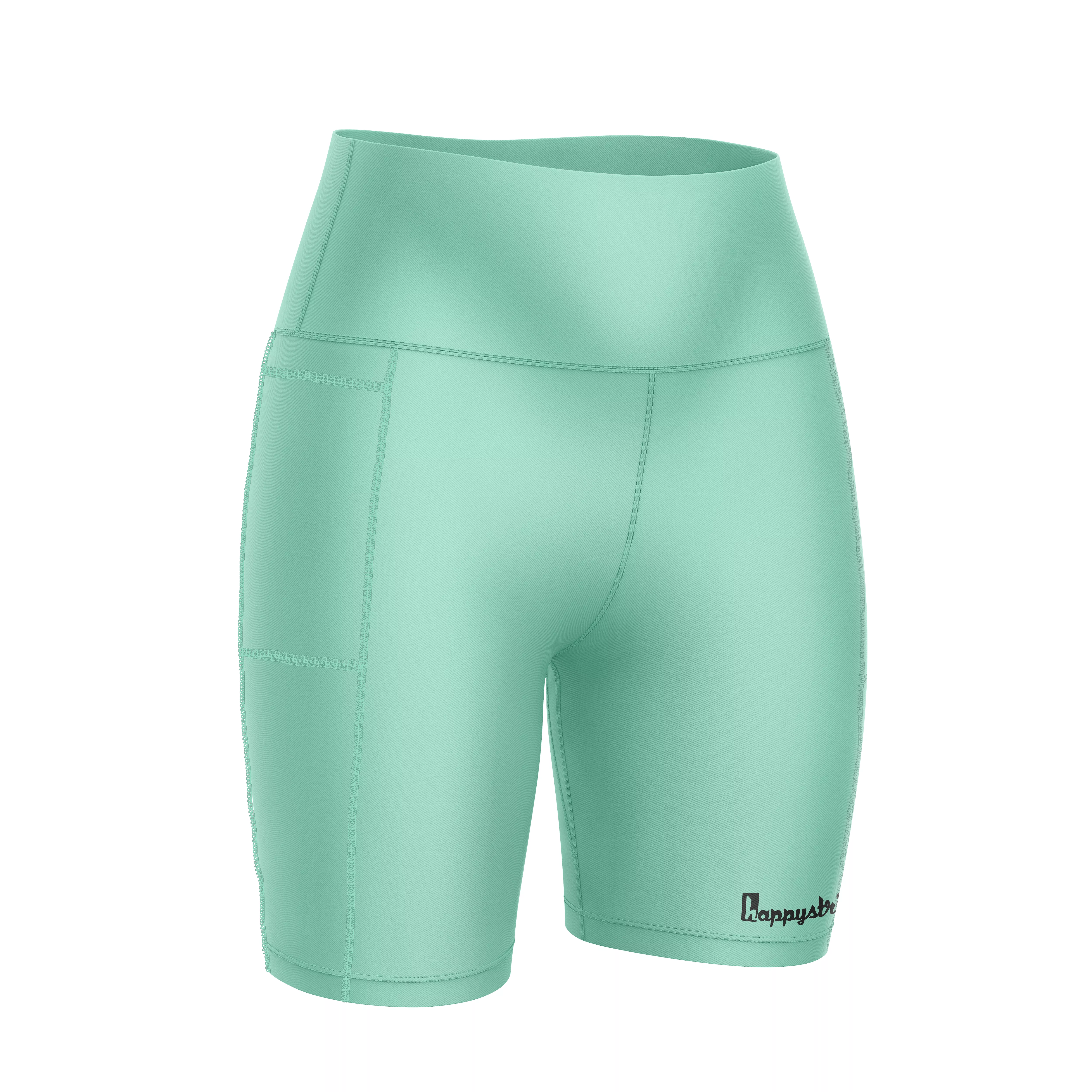 ''Basic b*tch'' minty fitted shorts