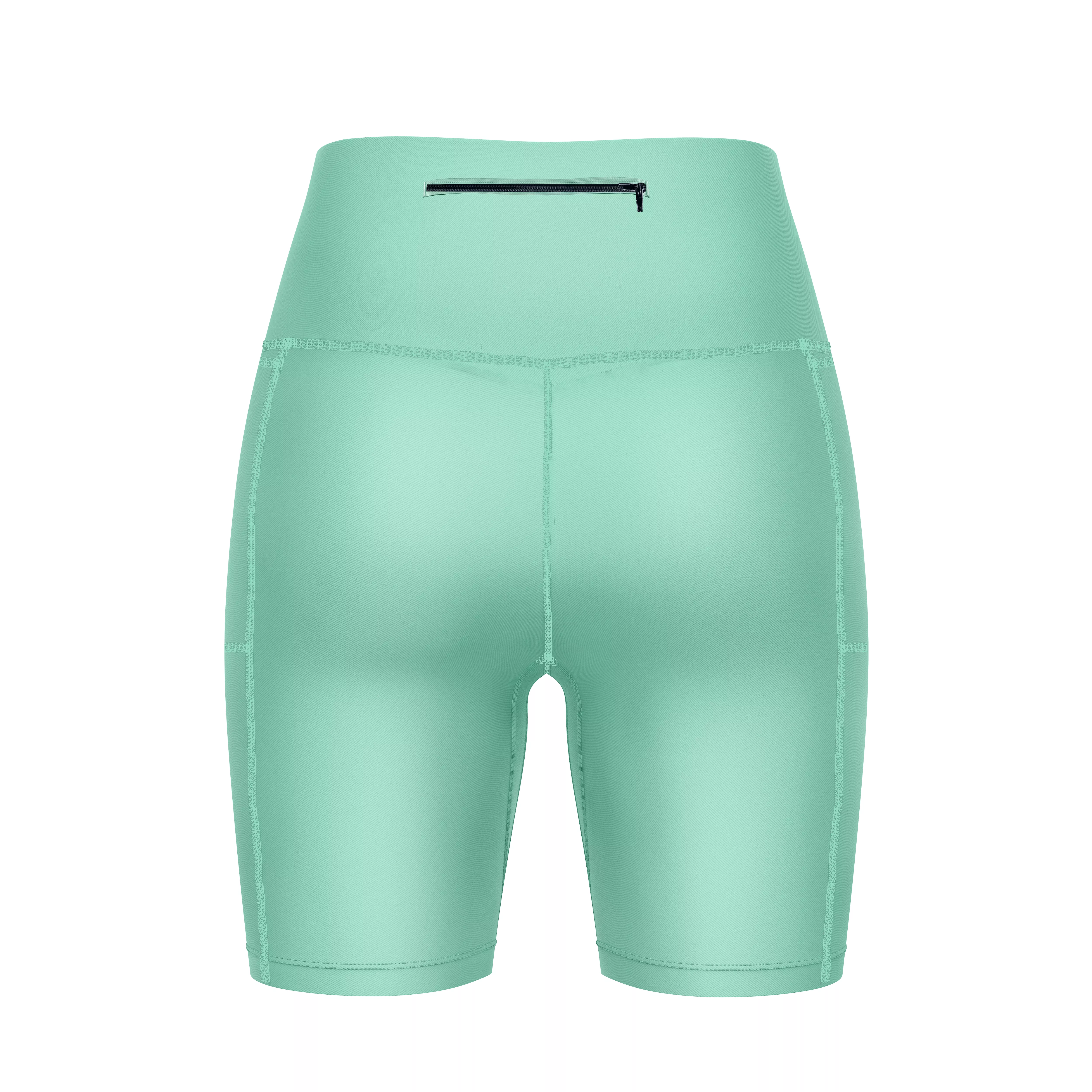 ''Basic b*tch'' minty fitted shorts