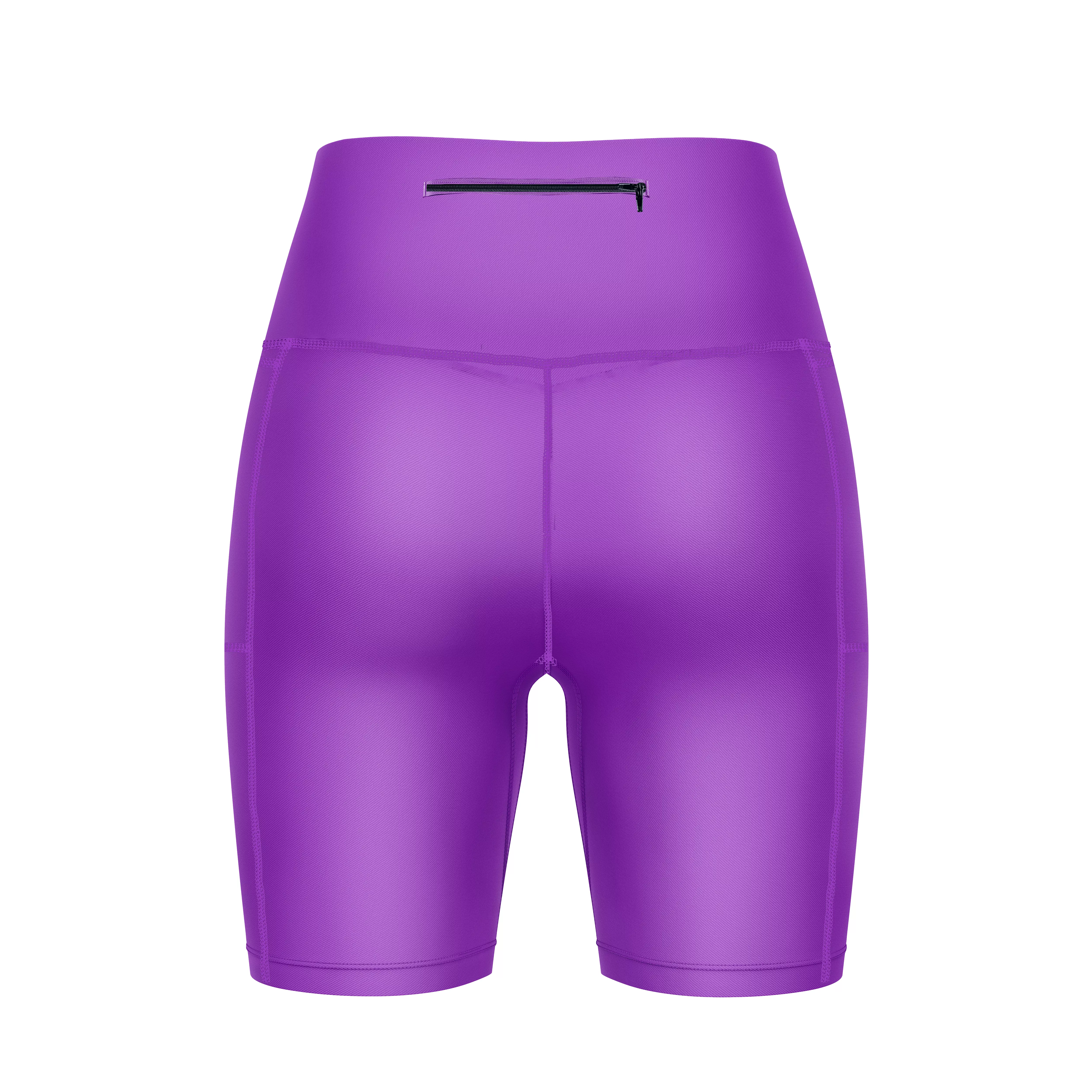 ''Basic b*tch'' purple fitted shorts