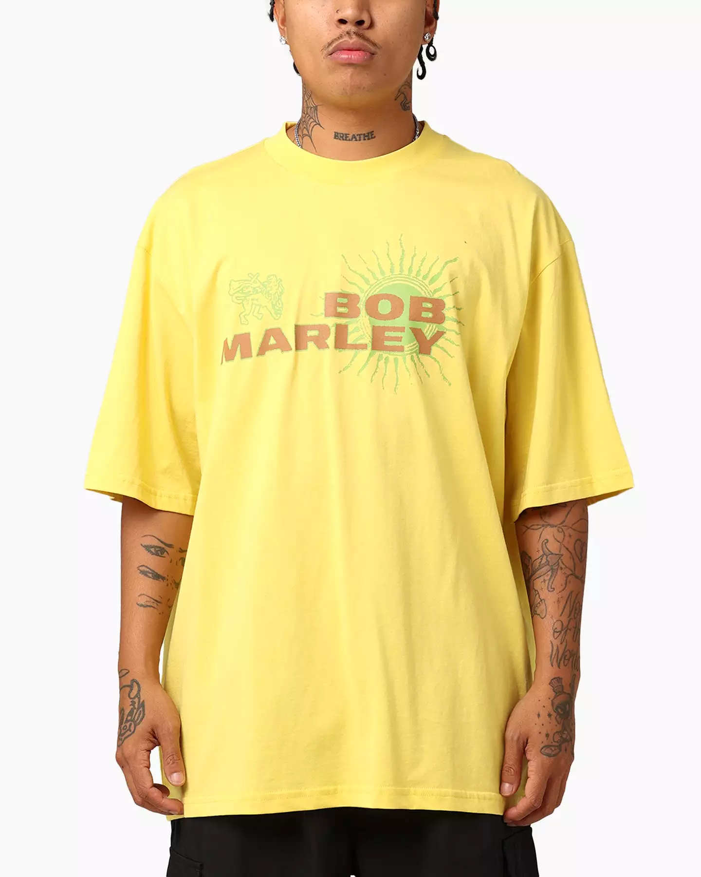 Bob Marley Portrait T-Shirt Gold