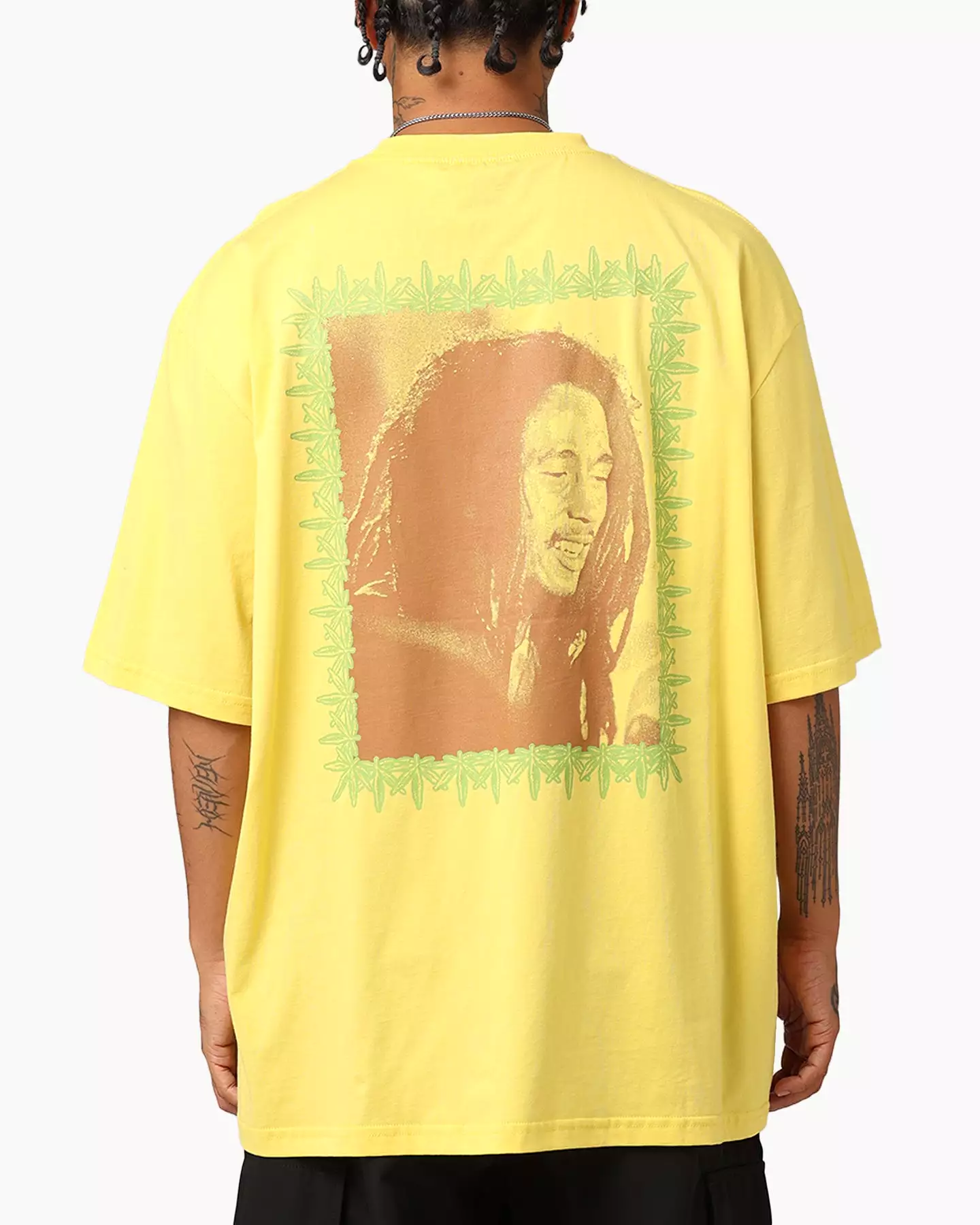 Bob Marley Portrait T-Shirt Gold