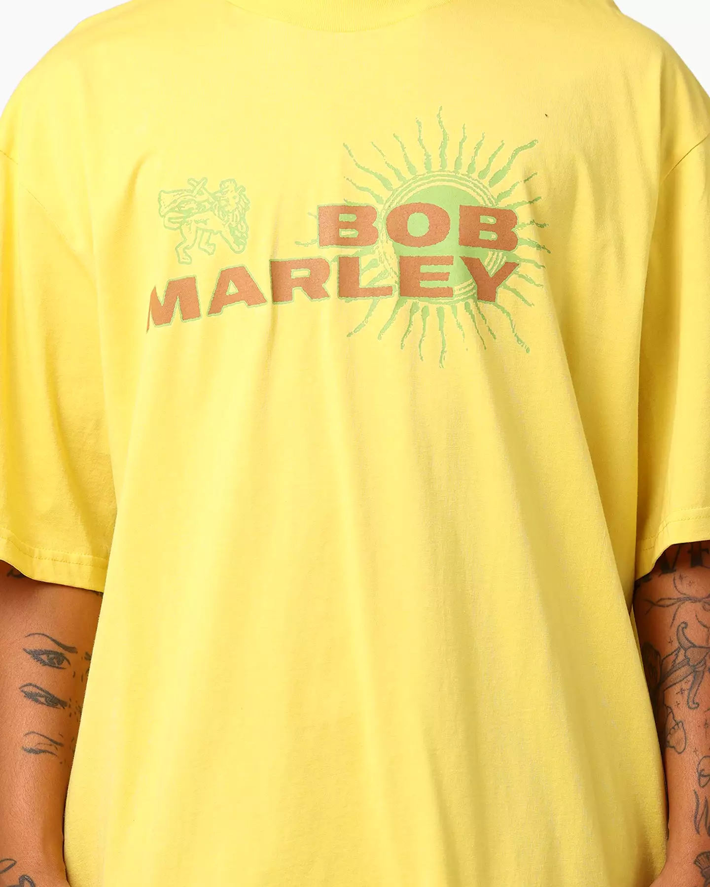 Bob Marley Portrait T-Shirt Gold