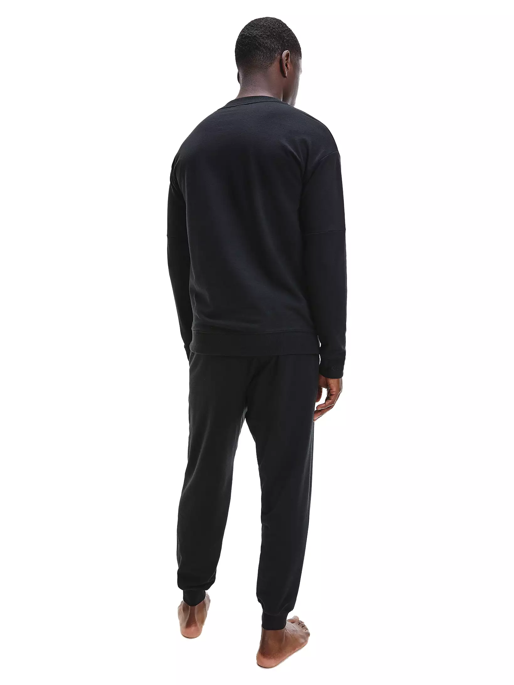 Calvin Klein Mens Lounge Crew Neck Sweatshirt - Modern Structure