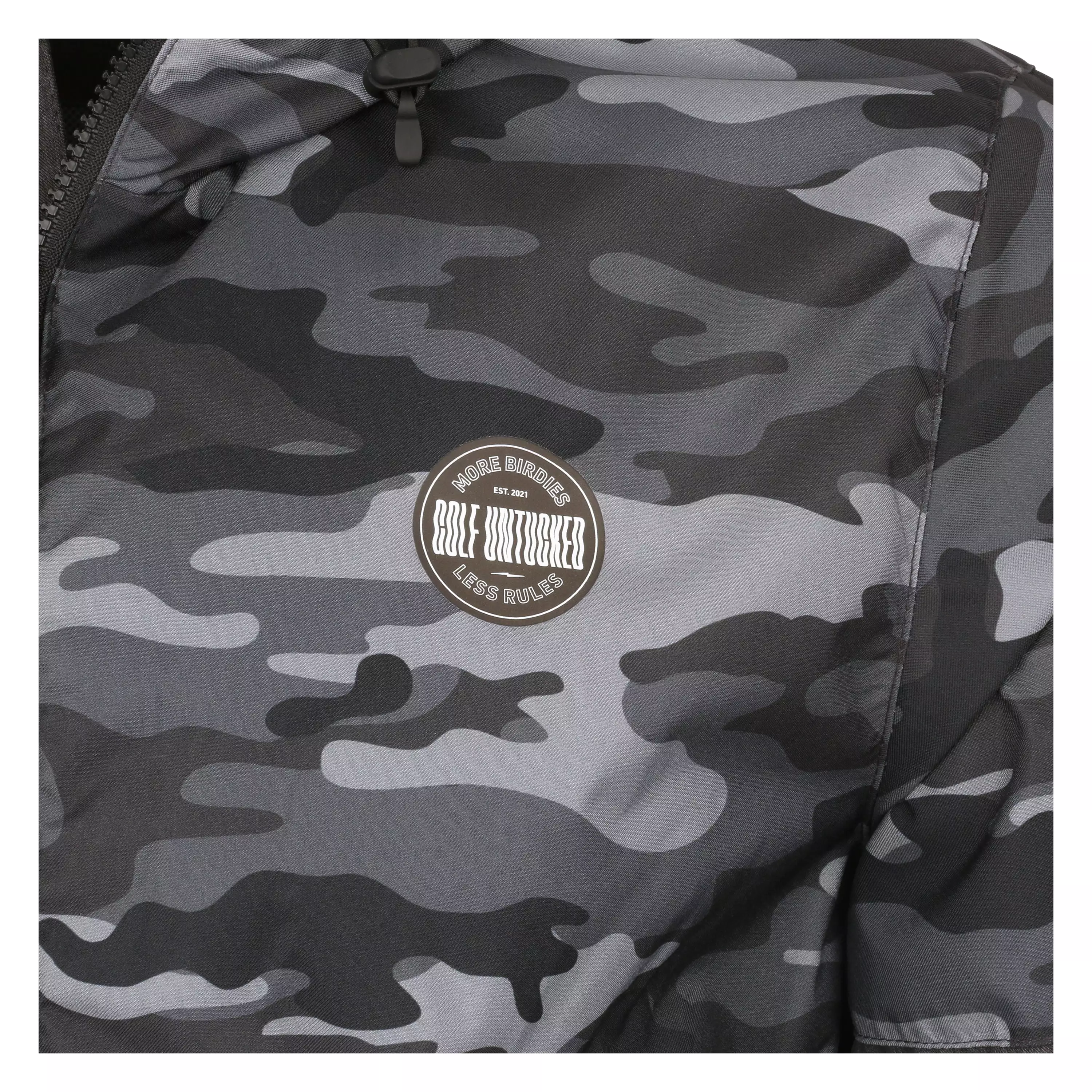 Camo Full-Zip Water Resistant Jacket