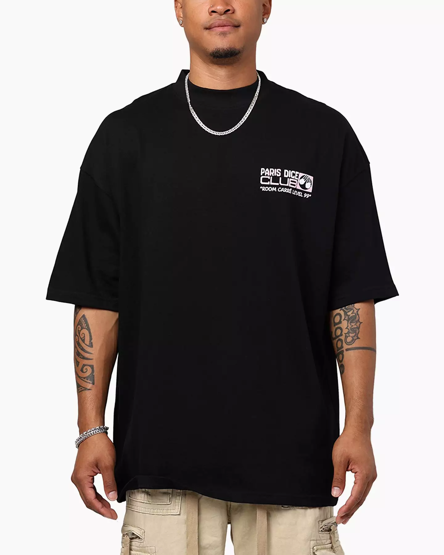 Carre Level 99 Mock T-Shirt Black