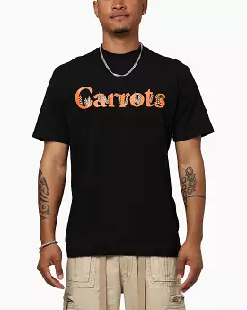 Carrots By Anwar Wordmark T-Shirt Black