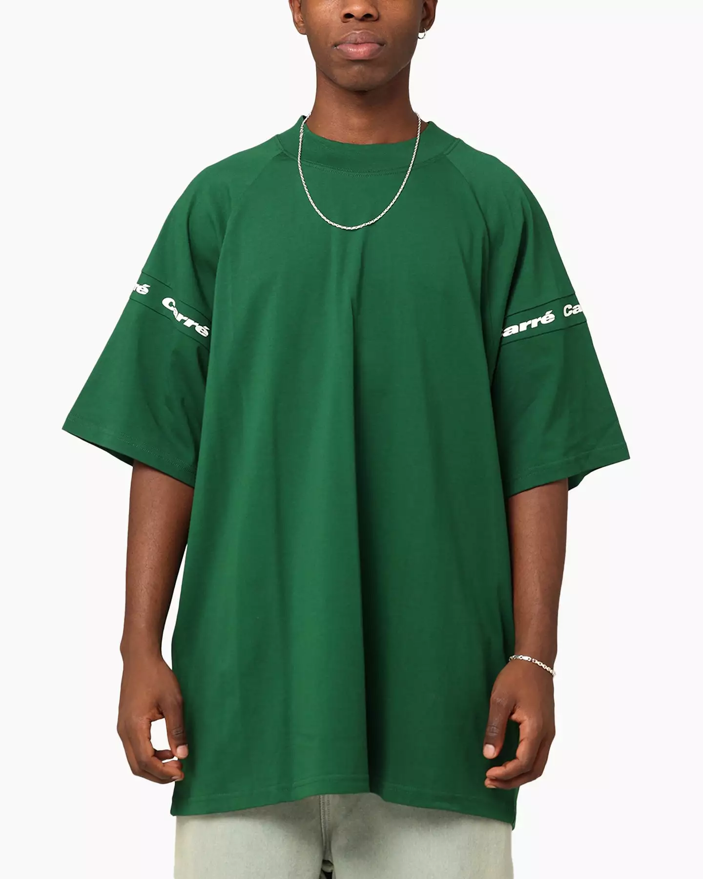 Carré Prime Oversized Raglan T-Shirt Green