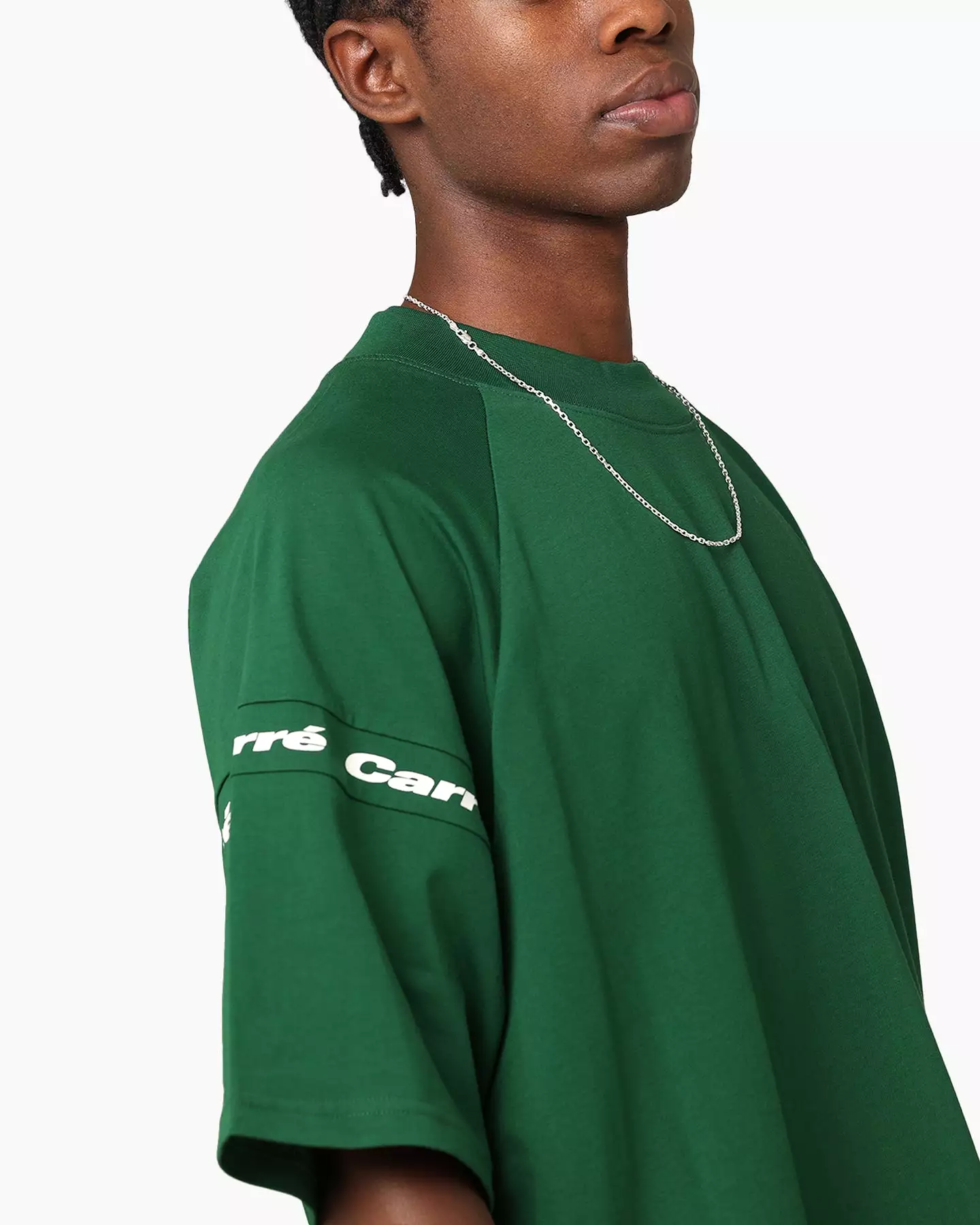 Carré Prime Oversized Raglan T-Shirt Green