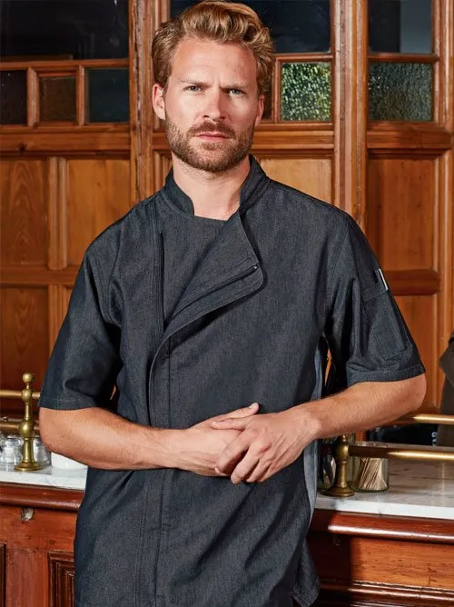 Chef's Zipped Short Sleeve Jacket | Banksford.co.uk