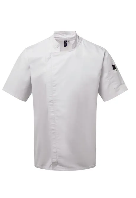 Chef's Zipped Short Sleeve Jacket | Banksford.co.uk