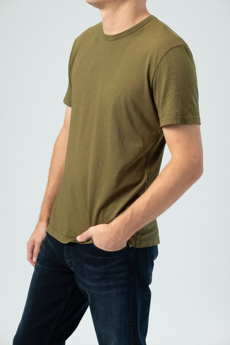 Classic Crewneck T-Shirt in Moss