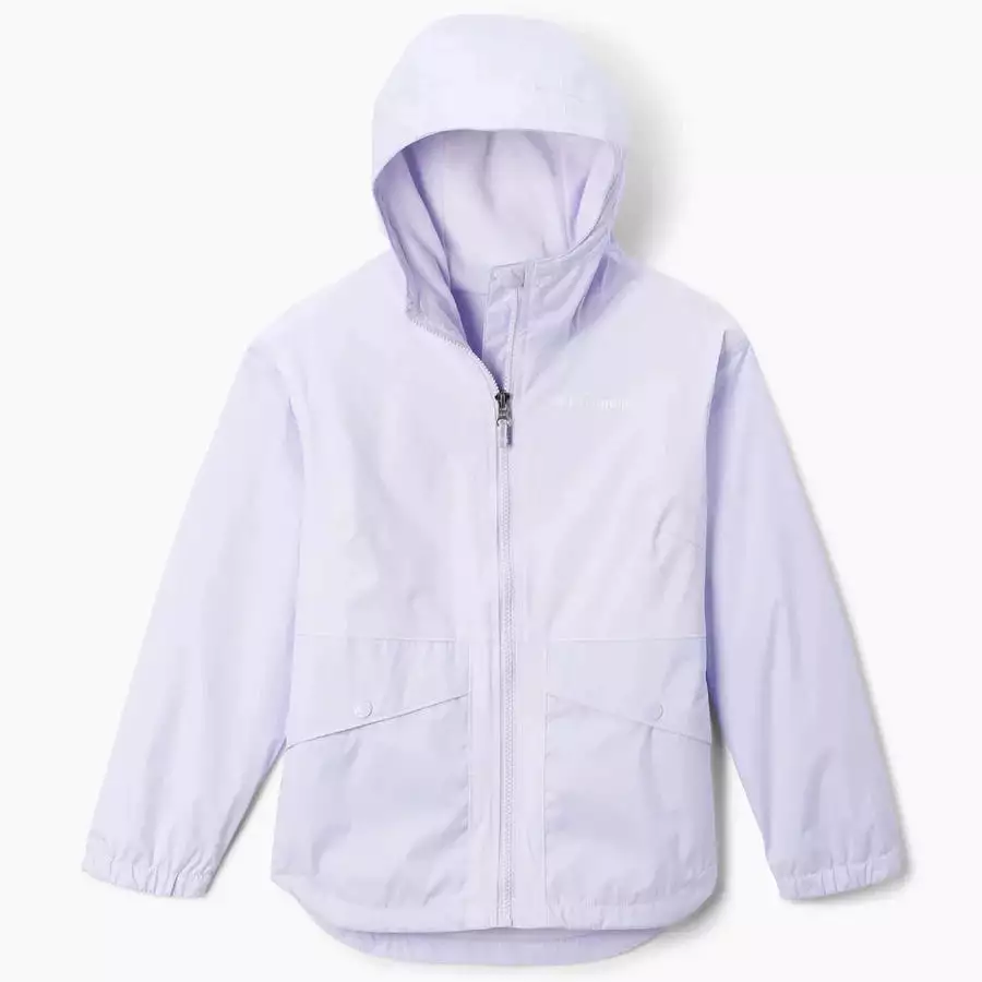 Columbia Purple Tint Rainy Trails Fleece Lined Toddler Jacket