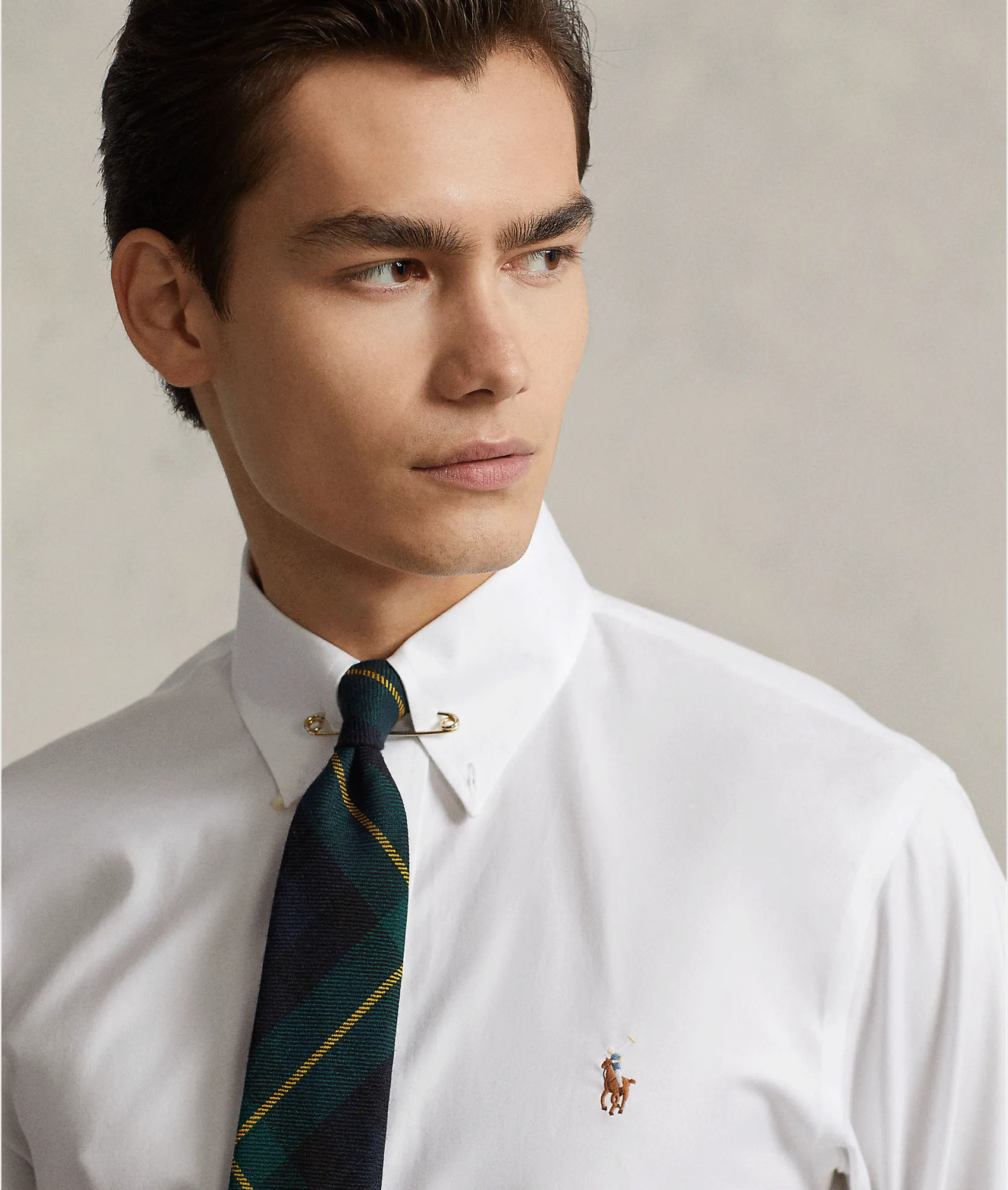 Custom Fit Oxford Shirt - White