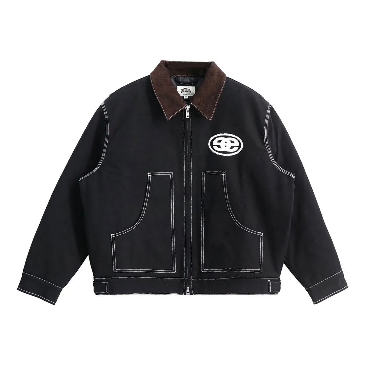 EMPORIUM OG Logo Work Jacket - Black