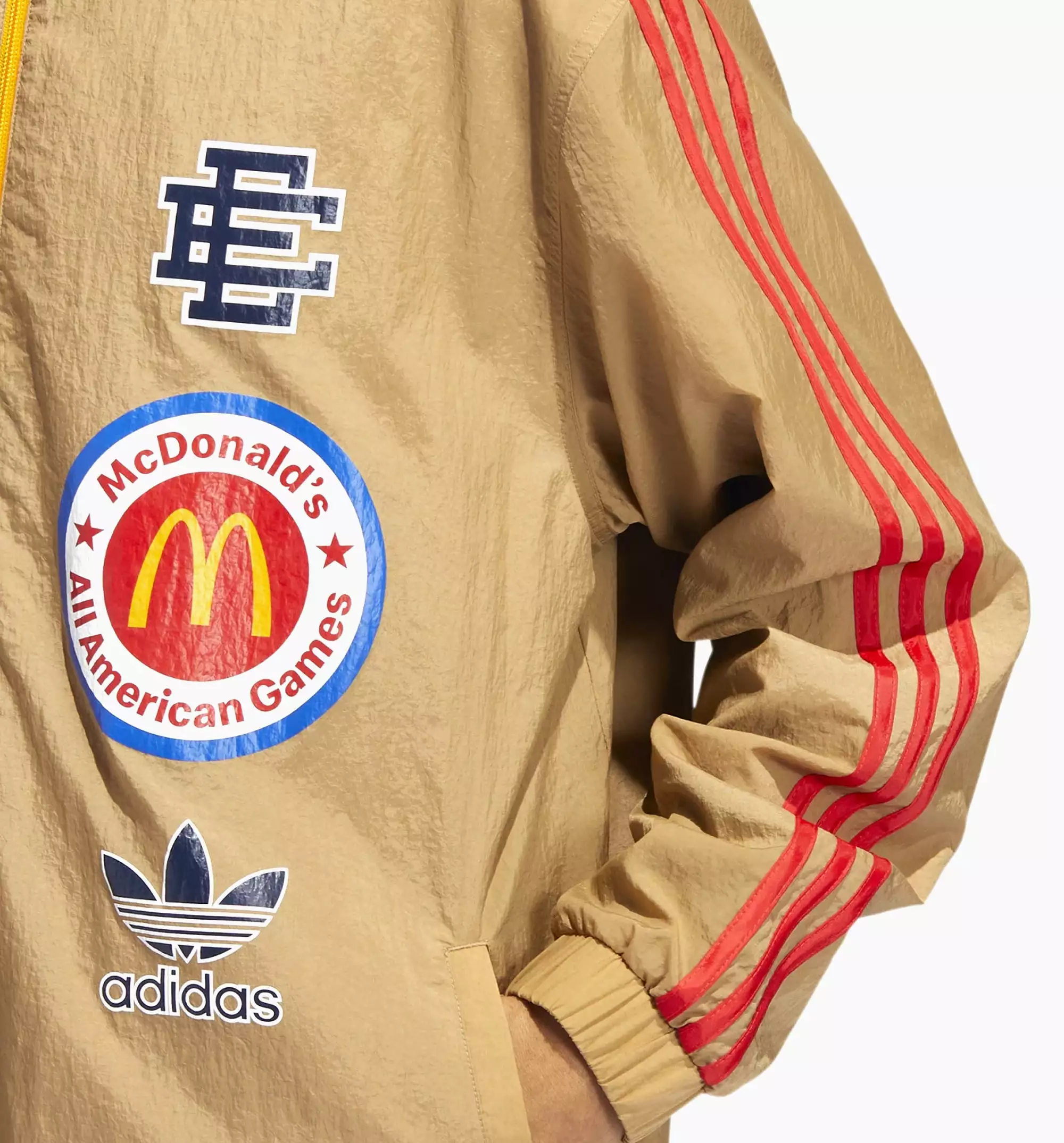 Eric Emanuel McDonalds All American Ceremony Jacket Mens Jacket - Khaki