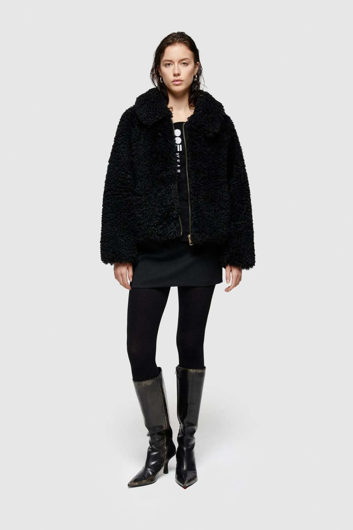 Faux Fur Short Jacket