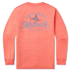 FIELDTEC Heathered Marlin Long Sleeve T-Shirt