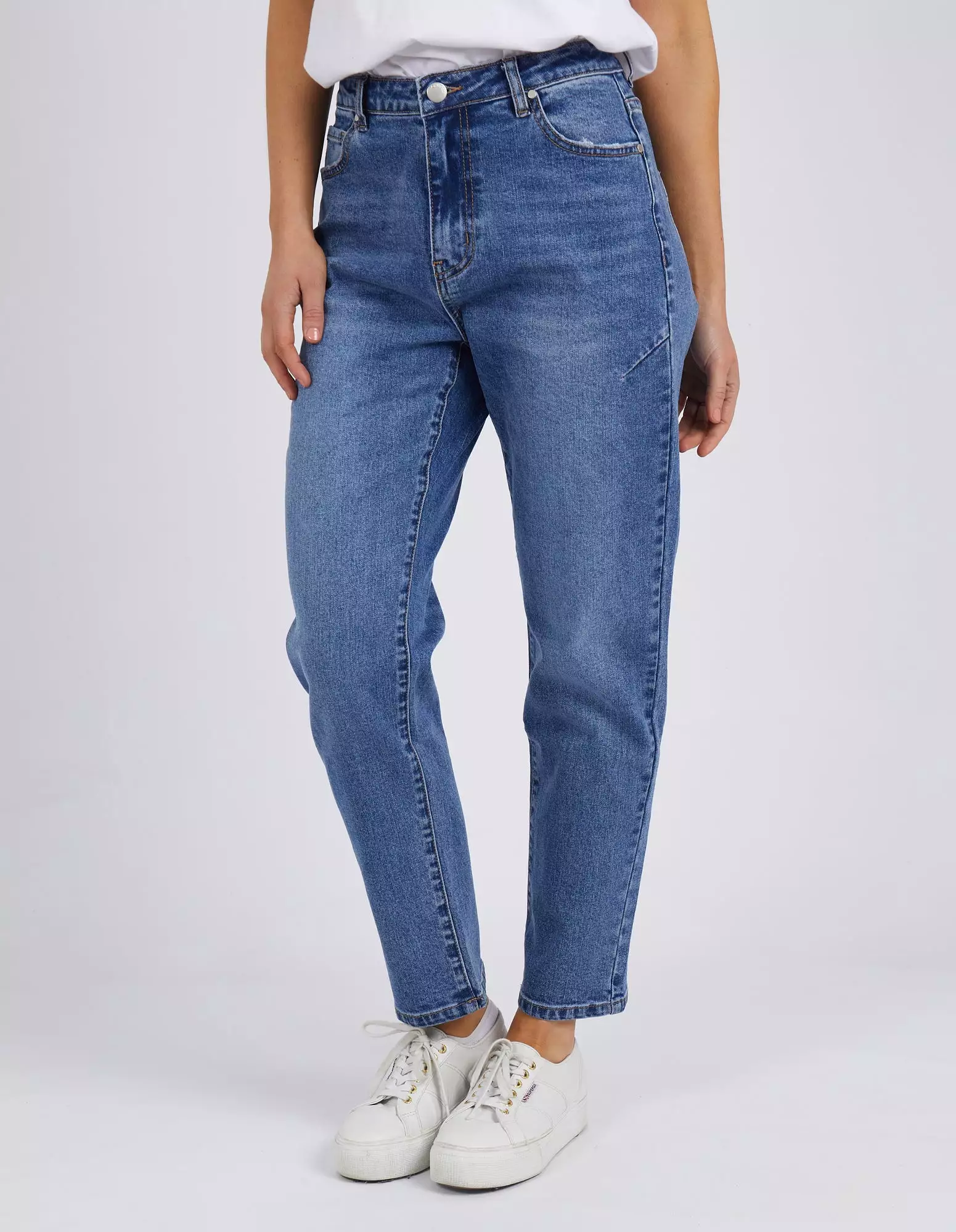 Foxwood Barkly Straight Leg Jean - Vintage Blue