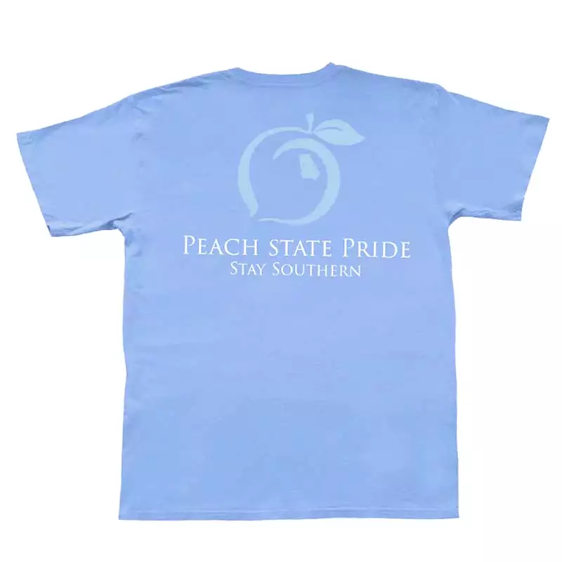 Georgia Stay Southern Blue Short Sleeve T-Shirt