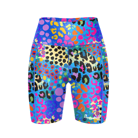 ''Get spotted'' wild tribe fitted shorts