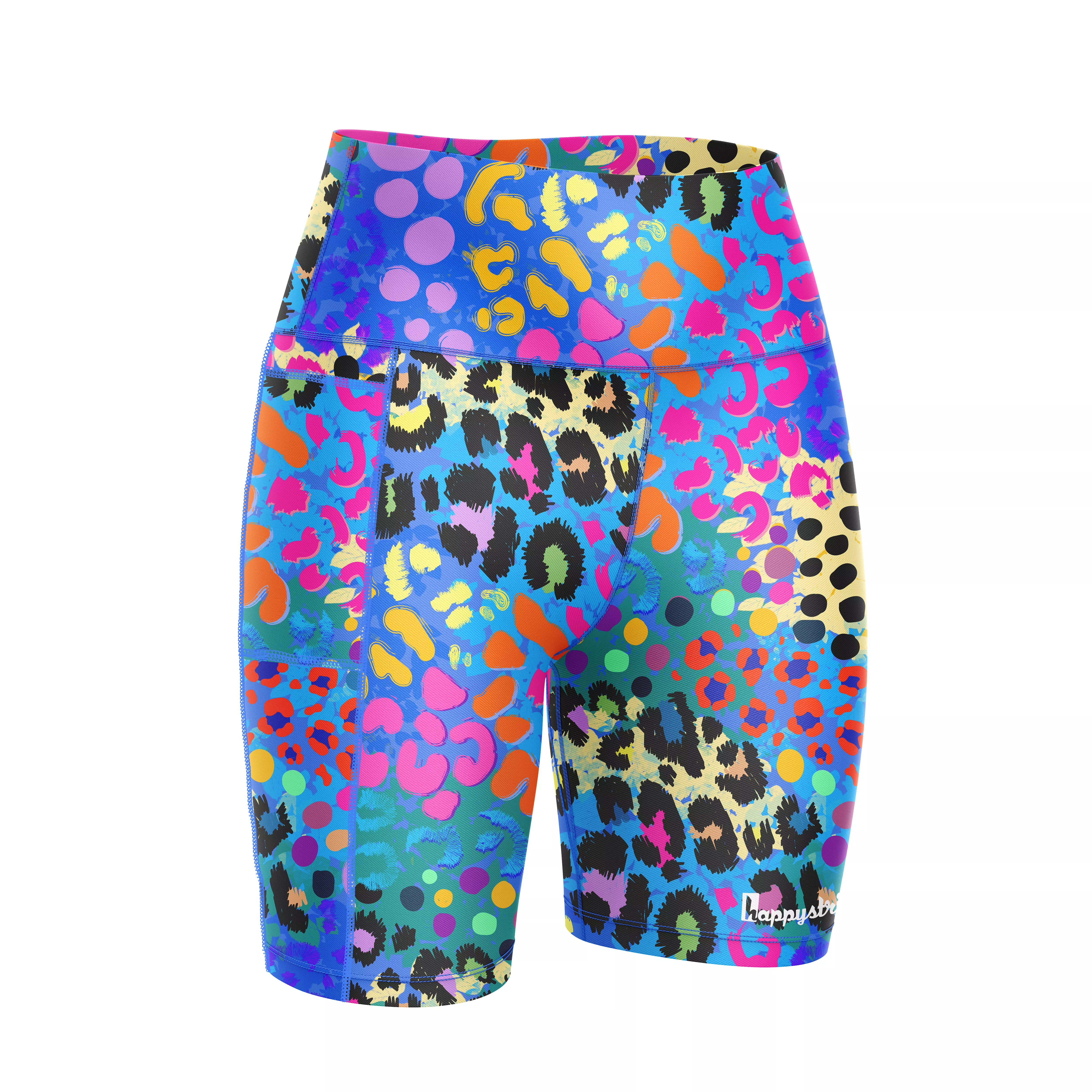 ''Get spotted'' wild tribe fitted shorts