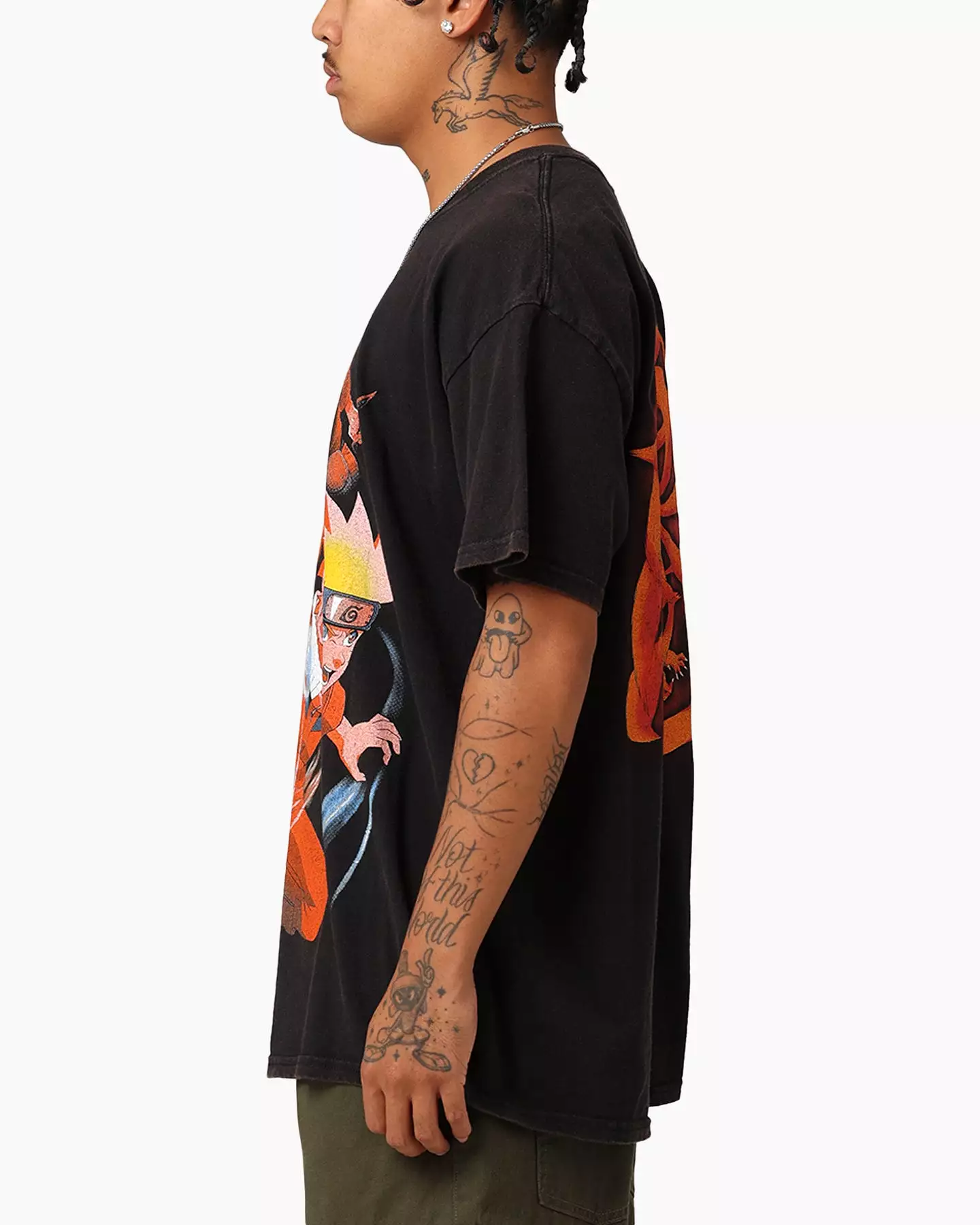 Goat Crew X Naruto Vintage T-Shirt Black Wash