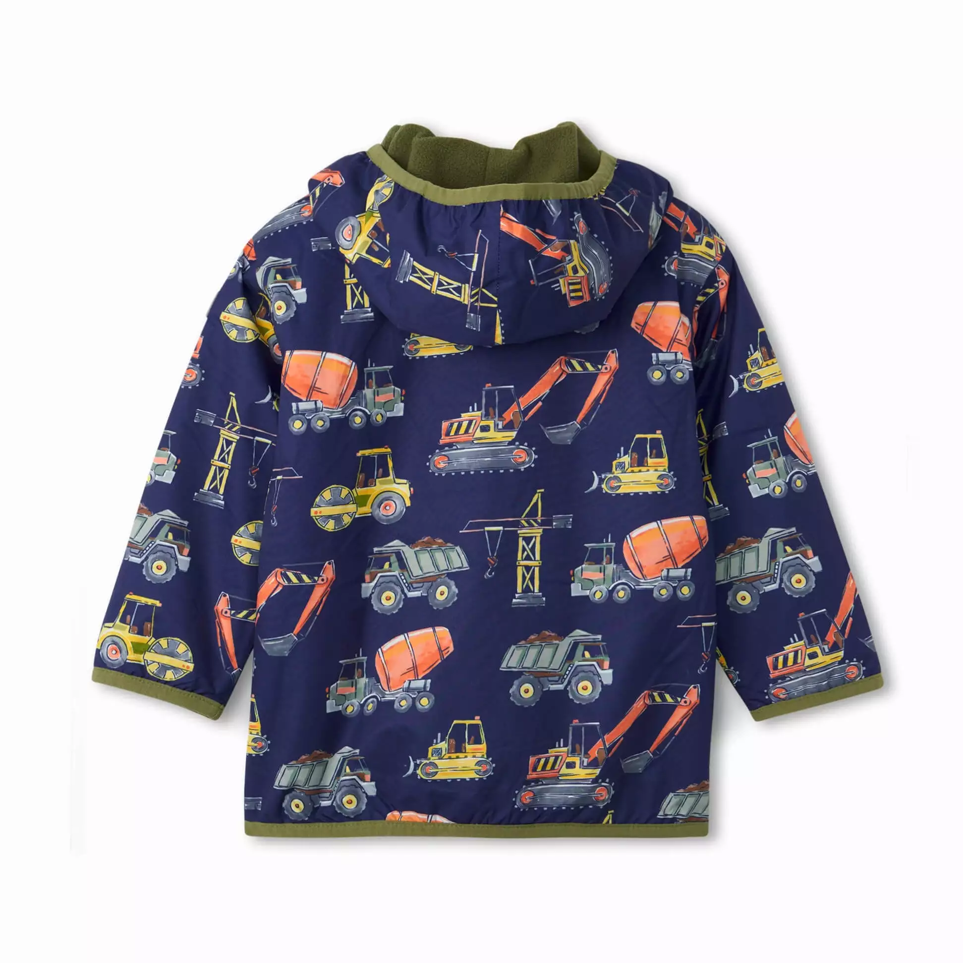 Hatley Construction Trucks Microfiber Jacket