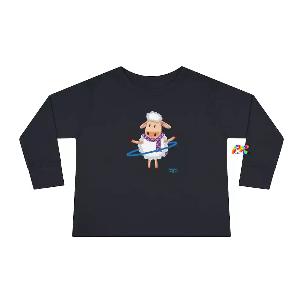 Hoop Sheep Toddler Long Sleeve T-Shirt