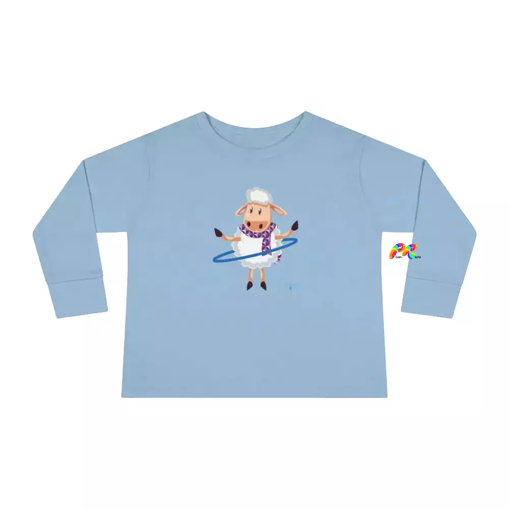 Hoop Sheep Toddler Long Sleeve T-Shirt