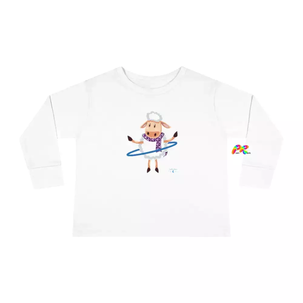 Hoop Sheep Toddler Long Sleeve T-Shirt