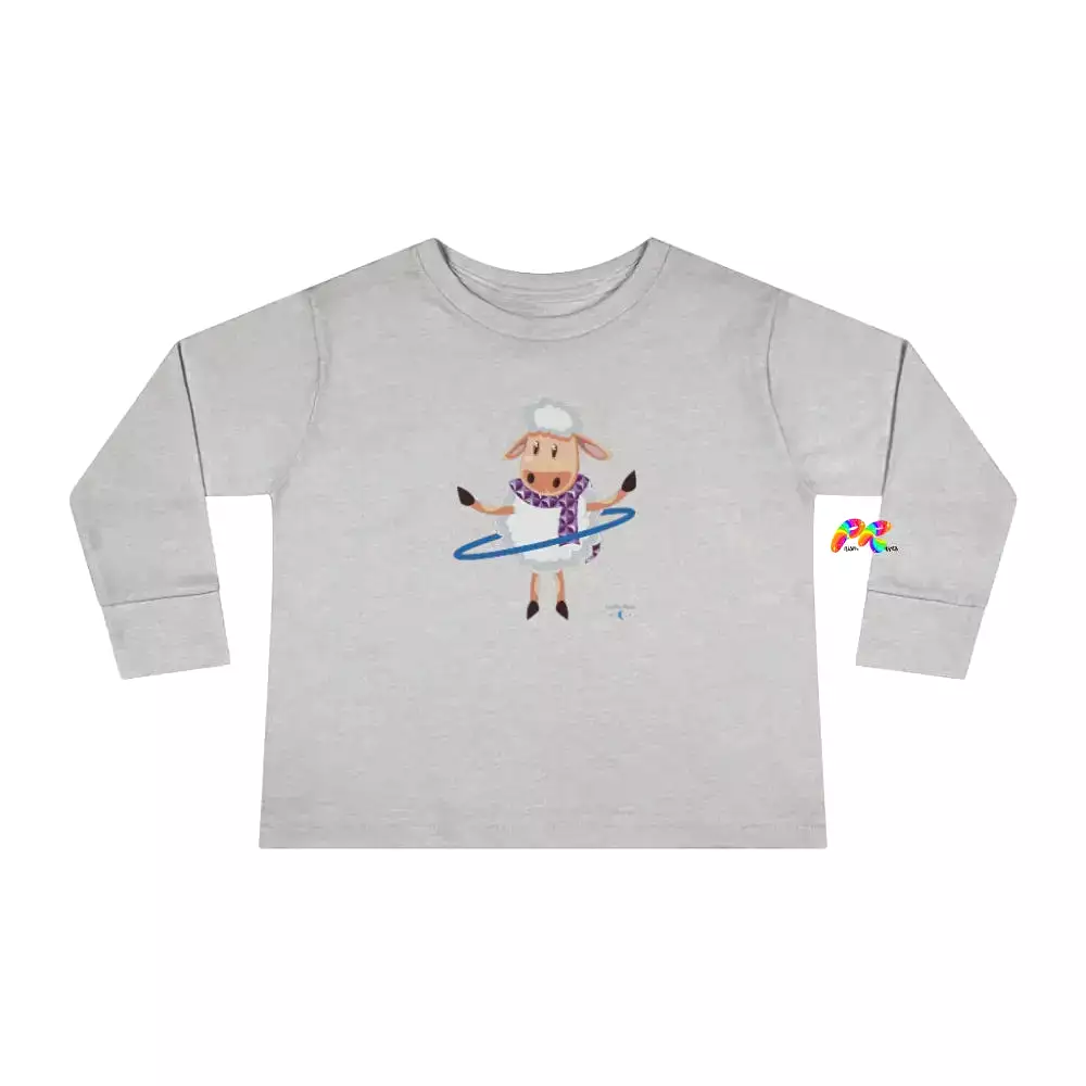 Hoop Sheep Toddler Long Sleeve T-Shirt