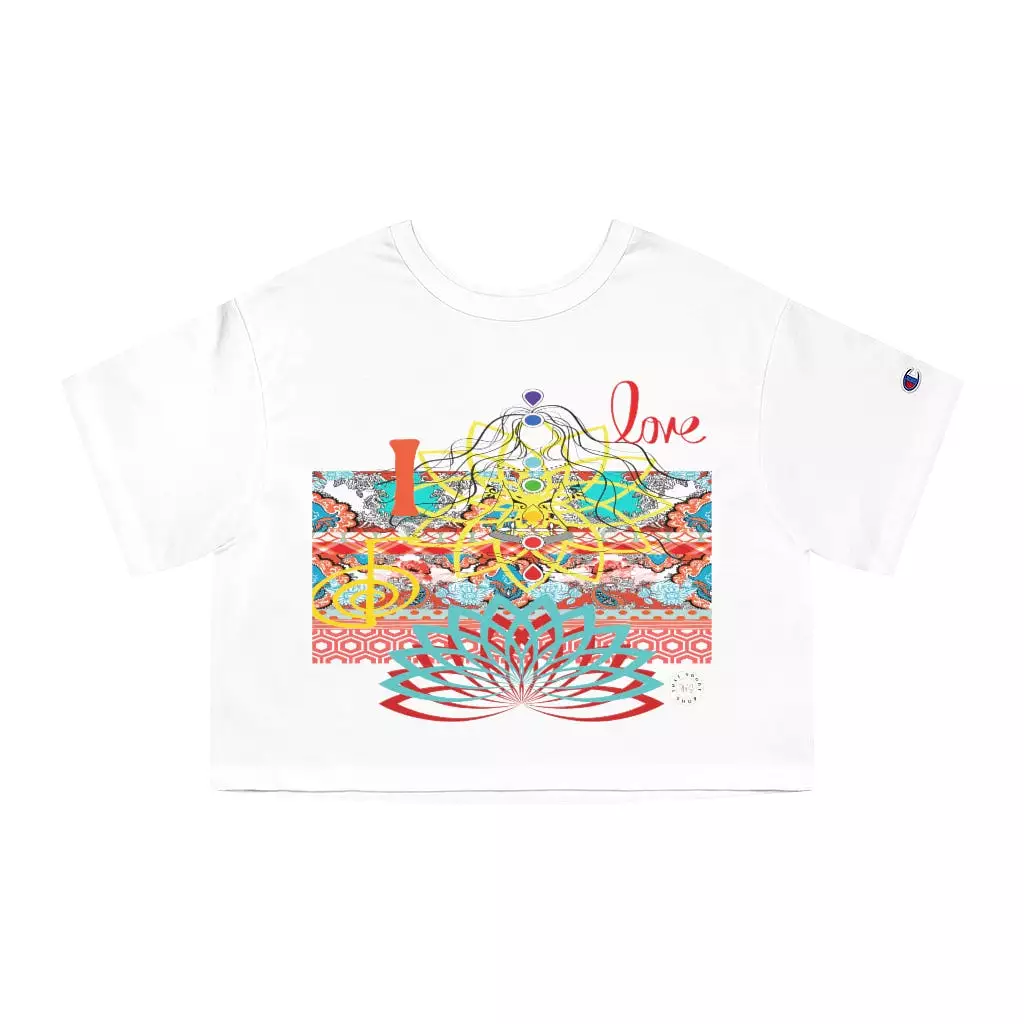 I Love REIKI Cropped T-Shirt