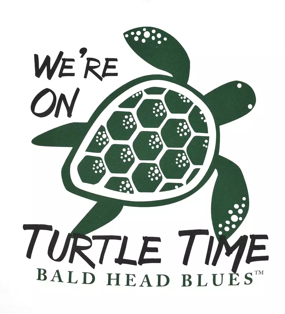 Island Tee - Short Sleeve Turtle Time - White