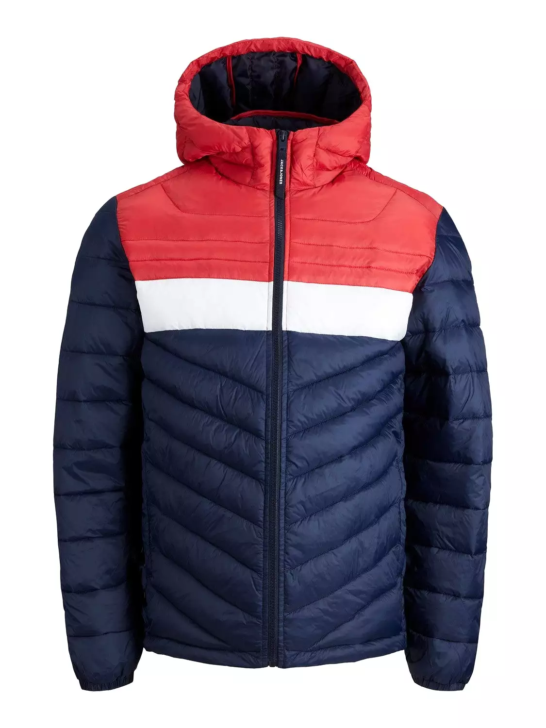 Jack & Jones Mens 'JJEHERO' Hooded Puffer Jacket