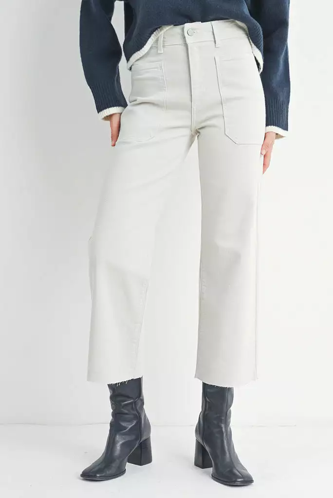 JBD UTILITY WIDE LEG JEAN, SEA SALT OR FORREST