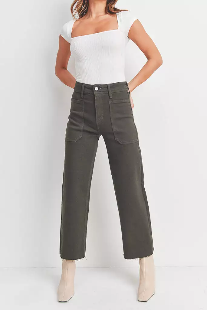 JBD UTILITY WIDE LEG JEAN, SEA SALT OR FORREST