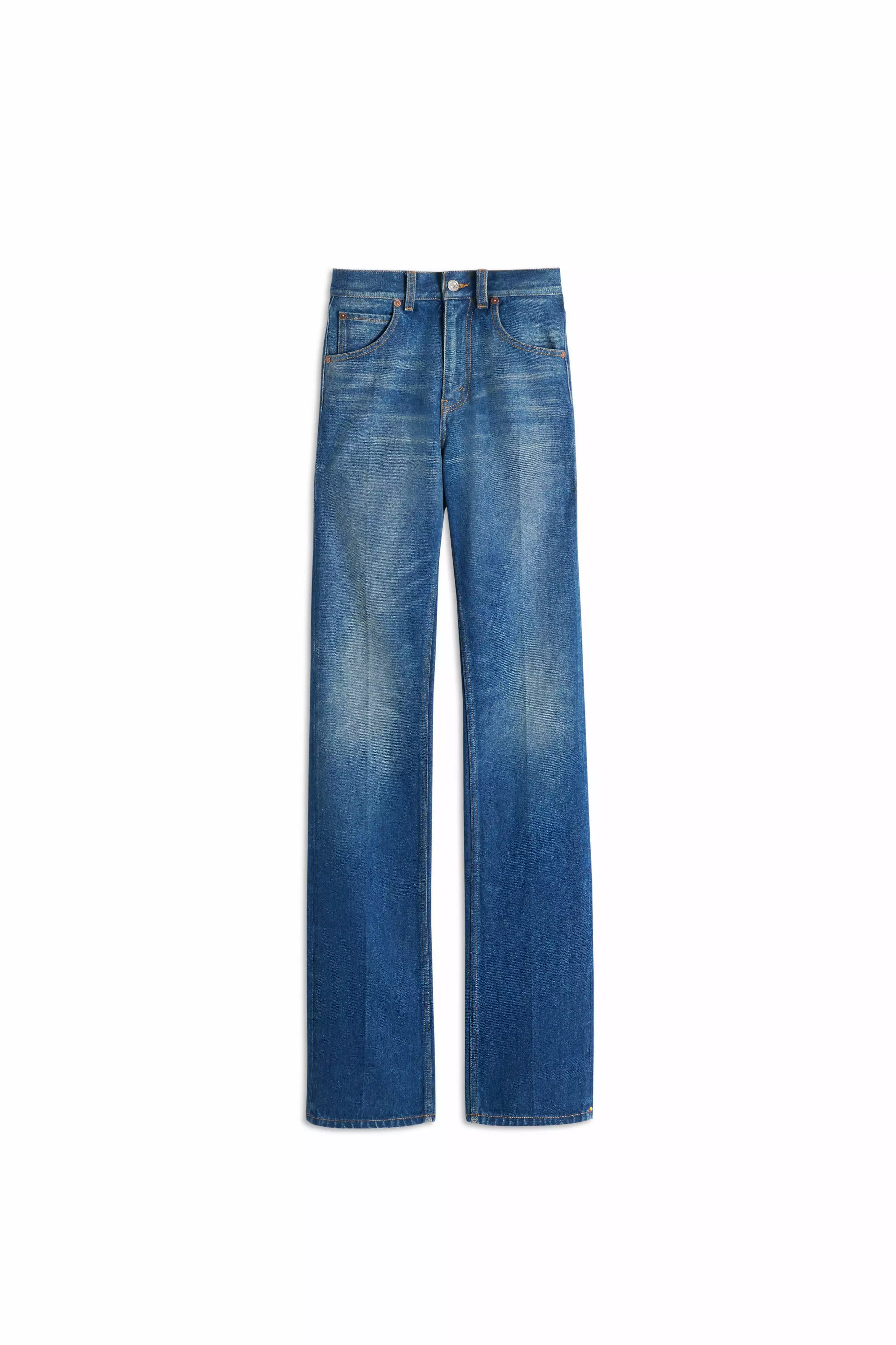 Julia High Waisted Straight Leg Jean in Haze Wash