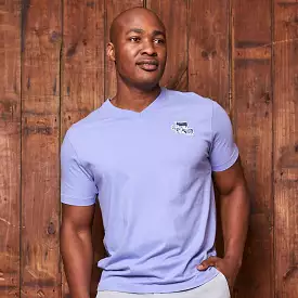 Kingsley Heath Stacked Badge V-Neck Tee Waxbill