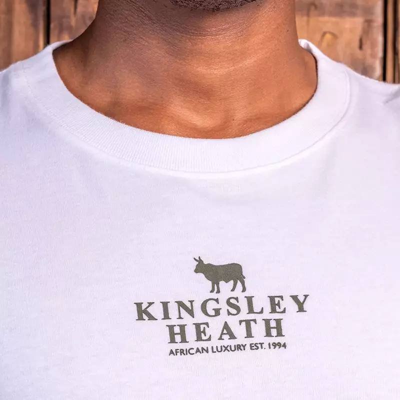 Kingsley Heath Stacked Logo Longsleeve Tee Pelican